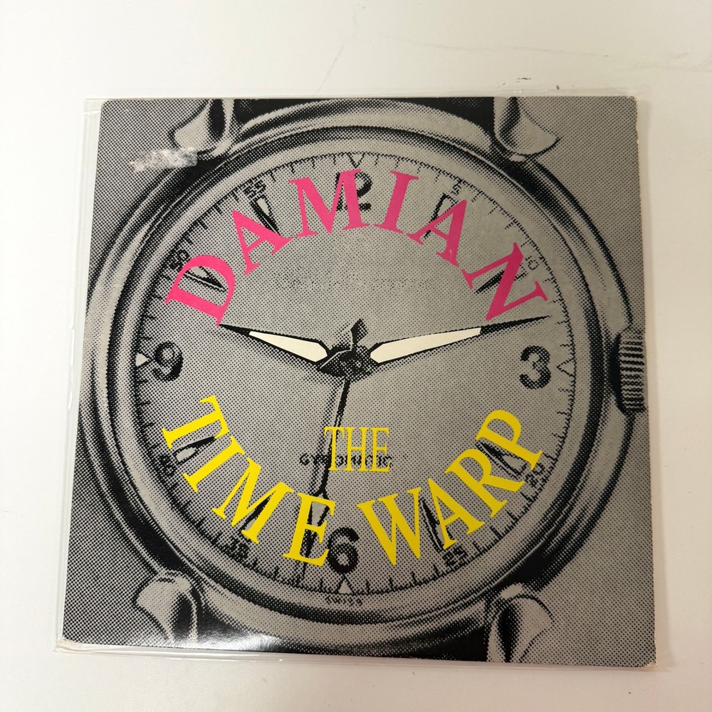 Vintage Record Damian The Time Warp 12 Inch Single Rocky Horror Picture Show
